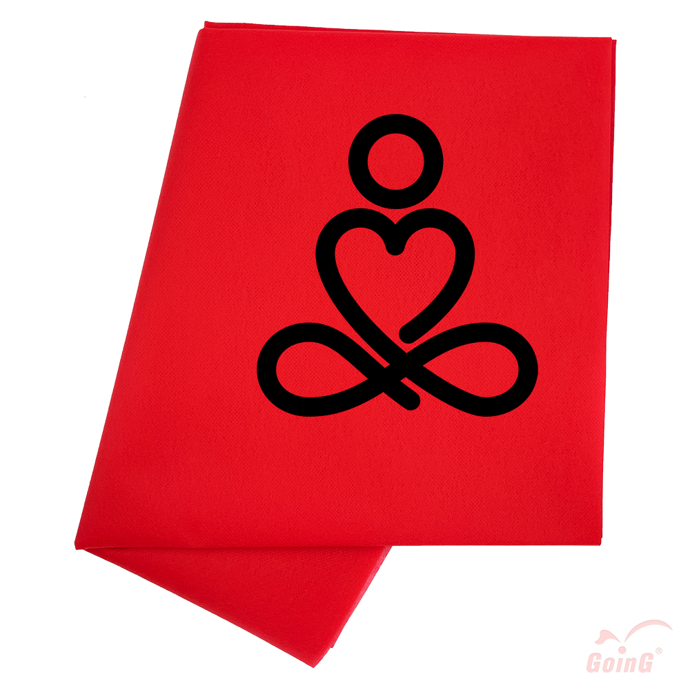 Printed 1040 Higienic sheet 80x200 red - Yoga fig. FK